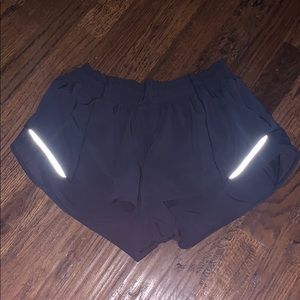 Navy lululemon shorts
